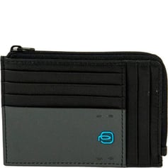 Картхолдер з монетницею Piquadro PULSE (P15) Black PU1243P15_N