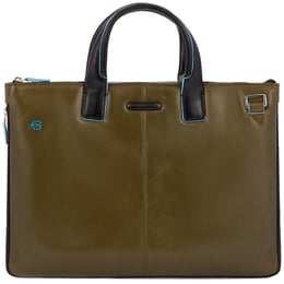 Сумка для ноутбука 15.6″ Piquadro BLUE SQUARE (B2) Olive-Black CA4021B2_VEN