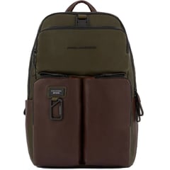 Рюкзак для ноутбука 15,6″ Piquadro HARPER (AP) Green-Brown CA5676AP_VETM