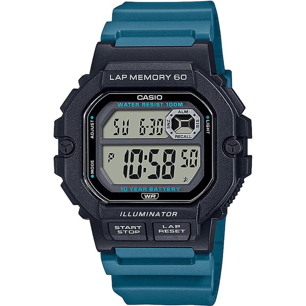 Годинник 47 мм Casio STANDARD Digital WS-1400H-3AVEF