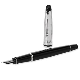 Ручка перова Waterman EXPERT Deluxe Black CT FP F
