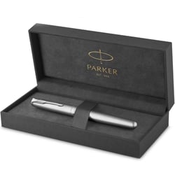Ручка роллерная Parker SONNET Essentials Stainless Steel CT RB