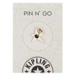 Пін (значок) Kipling STAR NOTE PIN Multicolor (50V)