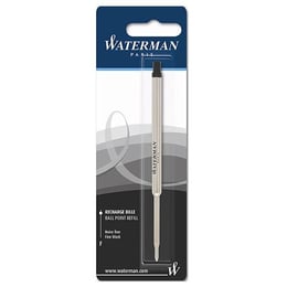 Стрижень Waterman кульковий чорний F (у блістері)