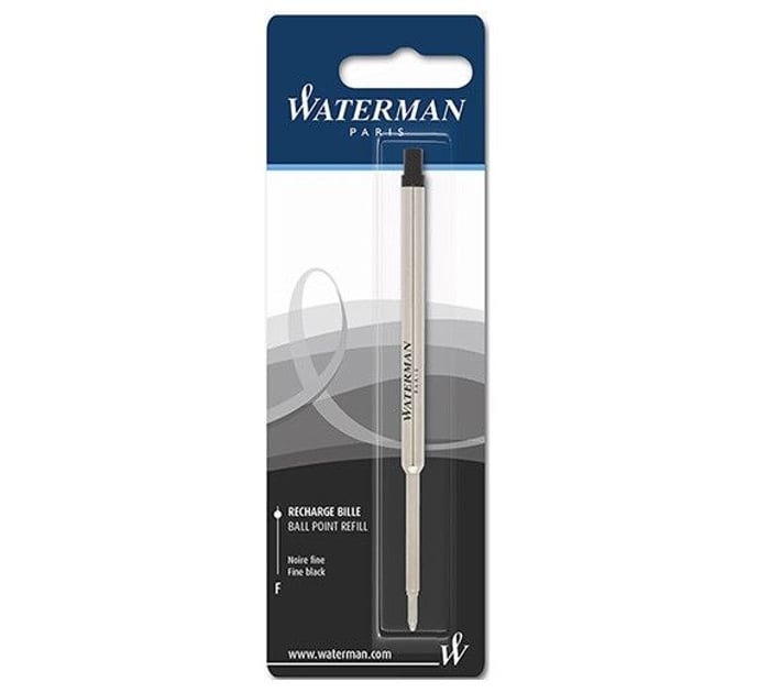 Стрижень Waterman кульковий чорний F (у блістері)