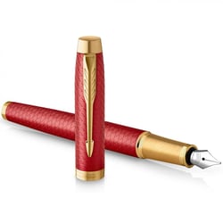 Ручка перьевая Parker IM Premium Red GT FP F