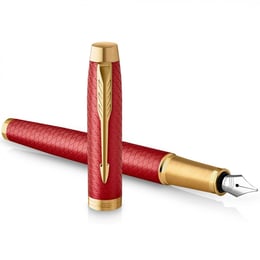 Ручка перьевая Parker IM Premium Red GT FP F