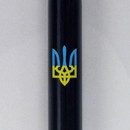 Ручка роллерная Parker IM UKRAINE Black GT RB Трезубец сине-желтый