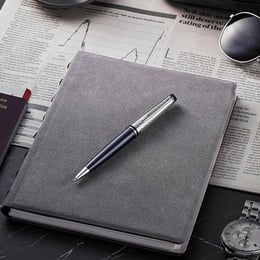 Ручка кулькова Waterman EXPERT Deluxe Metallic Stone Grey CT BP