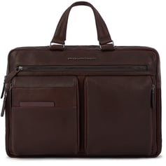 Сумка для ноутбука 15.6″ Piquadro PAAVO (S122) Dark Brown CA6025S122_TM