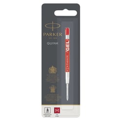 Стержень Parker QuinkFlow GEL гелевый красный М (в блистере)