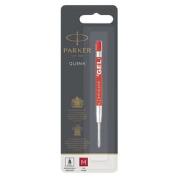 Стержень Parker QuinkFlow GEL гелевый красный М (в блистере)