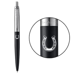 Ручка шариковая Parker JOTTER DESIGN Bond Street Black CT BP Подкова на счастье