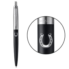 Кулькова ручка Parker JOTTER DESIGN Bond Street Black CT BP Підкова на щастя