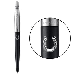 Кулькова ручка Parker JOTTER DESIGN Bond Street Black CT BP Підкова на щастя