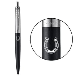 Кулькова ручка Parker JOTTER DESIGN Bond Street Black CT BP Підкова на щастя