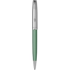 Ручка кулькова Parker SONNET Essentials Metal & Green Lacquer CT BP