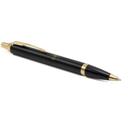 Ручка кулькова Parker IM ARMY Black GT BP Емблема ЗСУ