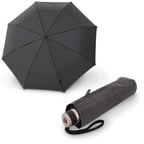 Парасолька механічна Knirps C.041 Chrome Matt Small Manual/Melange Black Kn95-8041-4119