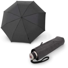 Парасолька механічна Knirps C.041 Chrome Matt Small Manual/Melange Black Kn95-8041-4119