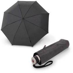 Зонт механический Knirps C.041 Chrome Matt Small Manual/Melange Black Kn95-8041-4119