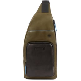 Сумка-слинг Piquadro B2 REVAMP (B2V) Green-Black CA5577B2V_VEN