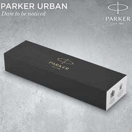 Ручка шариковая Parker URBAN UKRAINE Twist Muted Black GT BP Трезубец