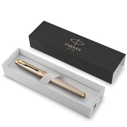 Ручка роллерная Parker IM Premium Warm Silver GT RB