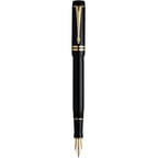 Ручка перова Parker DUOFOLD Black GT FP18 F