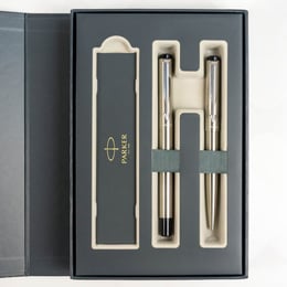 Подарунковий набір Parker VECTOR Stainless Steel FP+BP (перо + кулькова)