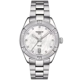 Жіночий годинник Tissot PR100 Sport Chic T101.910.11.116.00