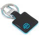 Брелок с кольцом и карабином Piquadro BLUE SQUARE (B2) Black PC3757B2_N