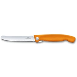 Ніж кухонний складаний 11 см (серейтор) Victorinox SWISS CLASSIC Paring 6.7836.F9B
