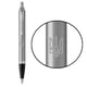 Ручка кулькова Parker IM UKRAINE Stainless Steel CT BP Тризуб білий