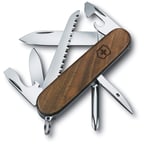 Швейцарський складаний ніж 91мм Victorinox HIKER WOOD 1.4611.63