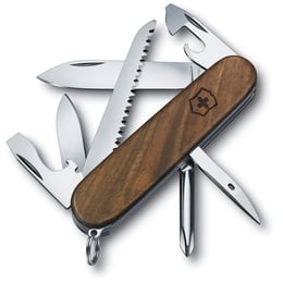 Швейцарський складаний ніж 91мм Victorinox HIKER WOOD 1.4611.63