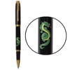 Ручка ролерна Parker IM ZODIAC Black GT RB Зелений Дерев'яний Дракон