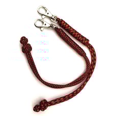 Темляк з карабіном Червоно-чорний (1,4м)