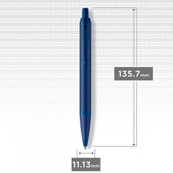 Ручка кулькова Parker IM Professionals UKRAINE Monochrome Blue BP Тризуб