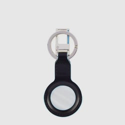 Брелок для AirTag з карабіном Piquadro BLUE SQUARE (B2) Black AC5834B2-N