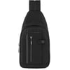 Сумка-слінг з LED-підсвічуванням Piquadro BRIEF 2 Black CA4536BR2L_N