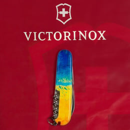Швейцарський складаний ніж Victorinox SPARTAN UKRAINE 1.3603.7.T3100p