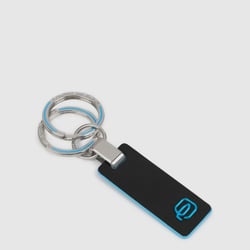 Брелок з двома кільцями Piquadro BLUE SQUARE (B2) Black PC3755B2_N