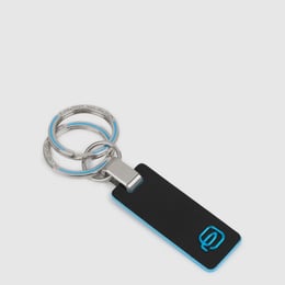 Брелок с двумя кольцами Piquadro BLUE SQUARE (B2) Black PC3755B2_N