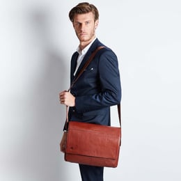 Сумка для ноутбука 14″ Piquadro BLACK SQUARE (B3) Tobacco CA4639B3_CU