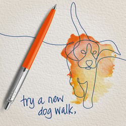 Ручка гелевая Parker JOTTER Originals Orange CT GEL (в Eco упаковке)