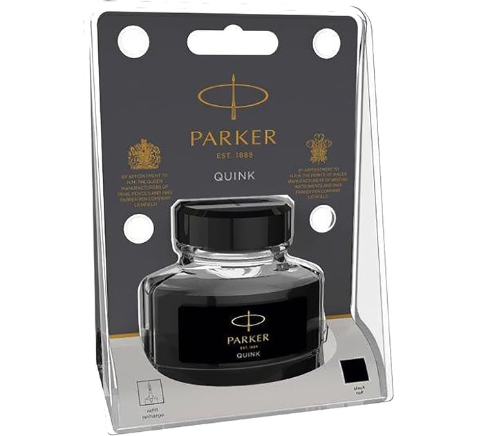 Чернила Parker Quink черные (в блистере)