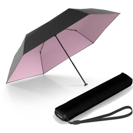 Парасолька механічна Knirps US.050 Ultra Light Slim Manual/Black Rose UV Coating Kn95 0050 1009