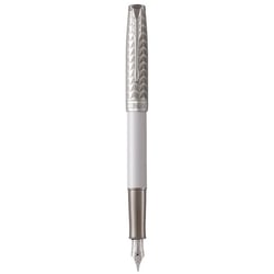 Ручка перьевая Parker SONNET Metal & Pearl Lacquer CT FP18 F