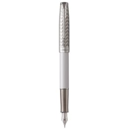 Ручка перова Parker SONNET Metal & Pearl Lacquer CT FP18 F